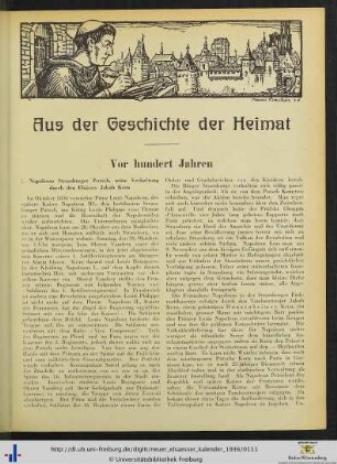 Vor hundert Jahren.