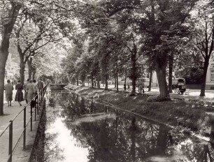 Friedrichstaler Kanal,. Detmold, links Neustadt, rechts Allee