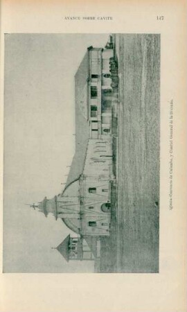 Iglesia-convento de Calamba, y cuartel general de la divisíon