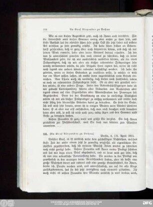 105. [An Graf Alexander zu Dohna.]