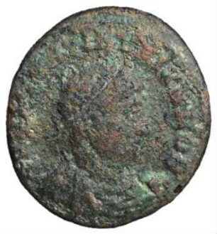 Fundmünze, Aes 3, Follis, 320 - 337 n. Chr.