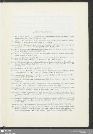 Literaturauswahl