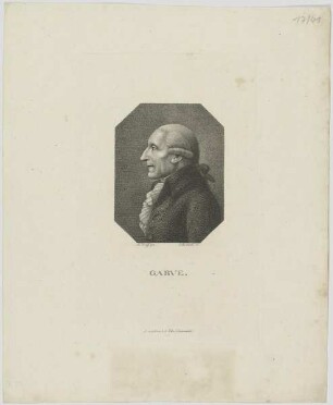 Bildnis des Christian Garve