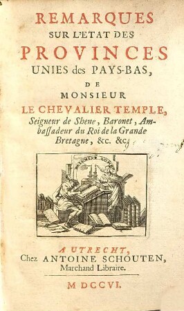 Remarques sur l'état des Provinces Unies des Pays-Bas