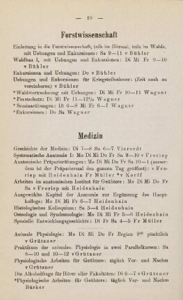 10-13, Medizin