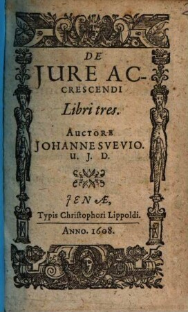De Jure Accrescendi : Libri Tres