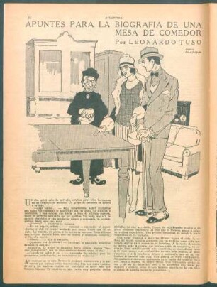 Apuntes para la biografia de una mesa de comedor