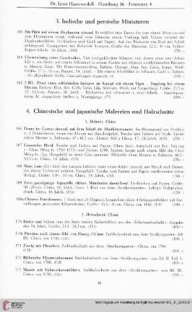 3. Indische und persische Miniaturen (Nr. 163 - 165)
