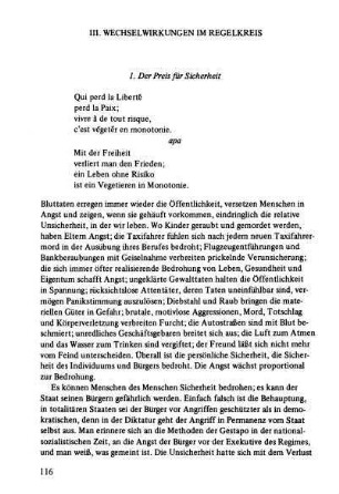 III. Wechselwirkungen im Regelkreis