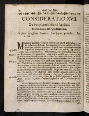 114-149, Consideratio XVII. - Consideratio XXI.