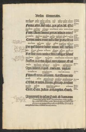 Argumentum in epistolam Pauli ad Romanos.
