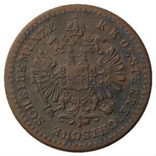 Fundmünze, 5/10 Kreuzer, 1858