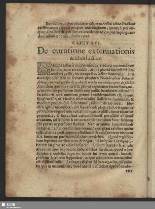 Caput XVI. De curatione extenuationis & febris hecticae