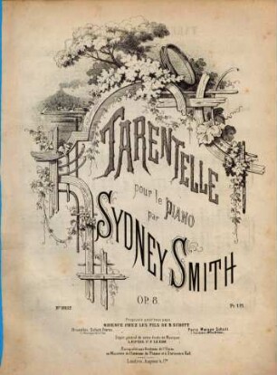 Tarentelle : pour le piano ; op. 8