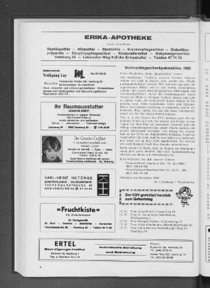 Weihnachtsgeschenkpaketaktion 1982