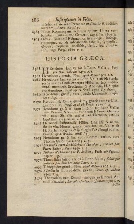 186-206, Historia Graeca - Italia