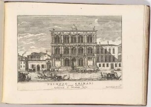 Palazzo Grimani sopra Canal Grande (Die Ca’ Vendramin Calergi in Venedig, Bl. 76 der Folge "Le Fabriche, e Vedute di Venetia")