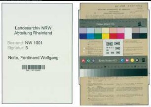 Entnazifizierung Ferdinand Wolfgang Nolte, geb. 20.01.1921 (Buchhaendler)