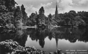 Leipzig: Johannapark ; Blick nach der Lutherkirche