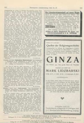 527 [Rezension] Glebe, Karl, Lutherabende. Eine Handreichung zur festlichen Ausgestaltung unserer Reformationsgedenkfeiern. 2., bereich. Aufl