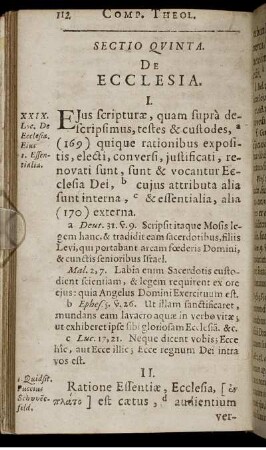 Sectio Quinta. De Ecclesia