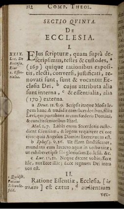 Sectio Quinta. De Ecclesia