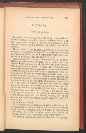 Capítulo VII. - Escenas de un baile.