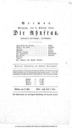 Die Ahnfrau