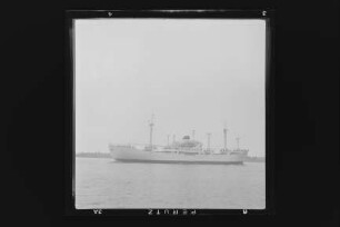 Cap Vilano (1955), Frachtschiff (reefer), Hamburg Südamerikanische Dampfschifffahrts-Gesellschaft A/S & Co KG (HSDG), Antwerpen, Bau-Nr. 896