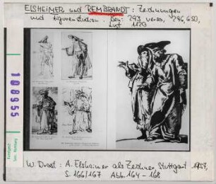 Rembrandt und Elsheimer: Figurenstudien