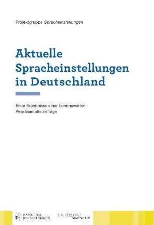 Aktuelle Spracheinstellungen in Deutschland