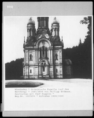 Griechisch-orthodoxe Kapelle auf dem Neroberg