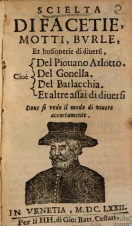 Scelta di facezie, motti, burle