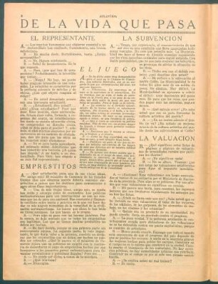 De la vida que pasa
