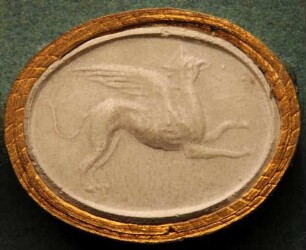 Das symbolische Tier des Apollo, der Greif (Daktyliothek, Supplement)