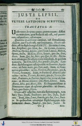De vetere Latinorum scriptura.