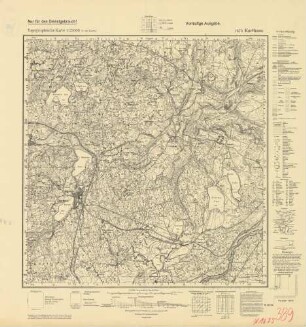 1675 (alte Nr.: 389) Karthaus, Topographische Karte 1:25000 (4cm - Karte)