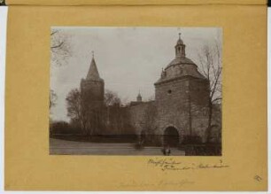 Frauentor und Rabenturm, Mühlhausen: Ansicht (aus: Skizzen- und Fotoalbum 24)