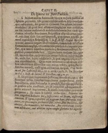 Caput II. De Ignotis ex Jure Publico.