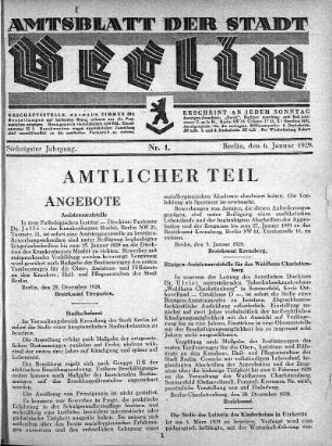 1929,1: Nr. 1, 6. Januar 1929