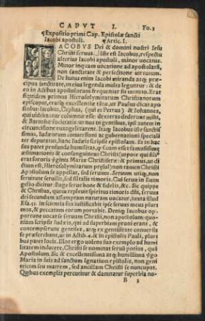 Expositio ... Epistolae sancti Iacobi apostoli.