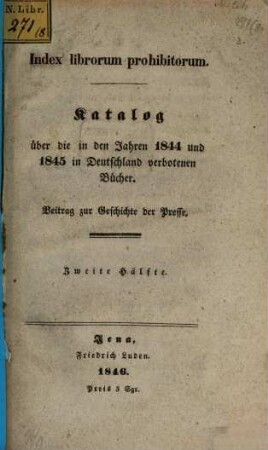 Index librorum prohibitorum, 2