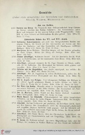 Gemälde (Nr. 2707 - 2857)