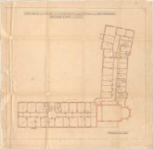 Seidl, Gabriel von; München, Öttingen- / Reitmorstr.; Vinzentinum - Grundriss 3. OG