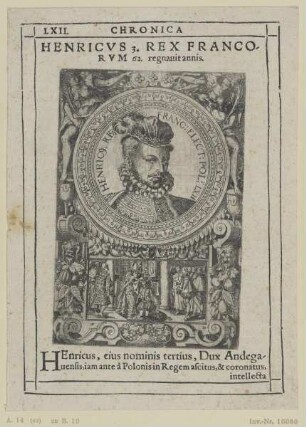 Bildnis des Henricvs 3. Rex Francorvm