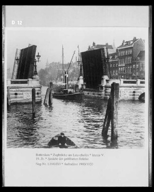 Zugbrücke am Leuvehafen