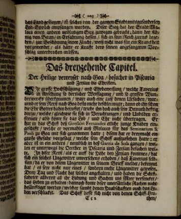 Das dreyzehende Capitel. - Das fünffzehende Capitel.