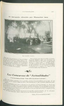 El banquete ofrecido por Monseñor Jara