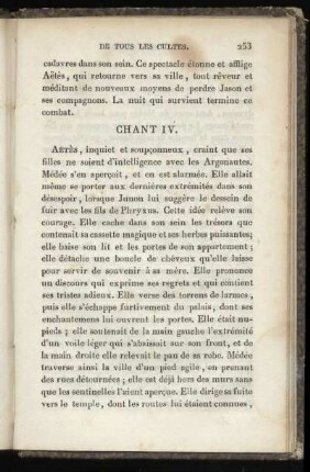 Chant IV