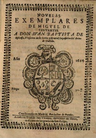 Novelas Exemplares De Migvel De Cervantes